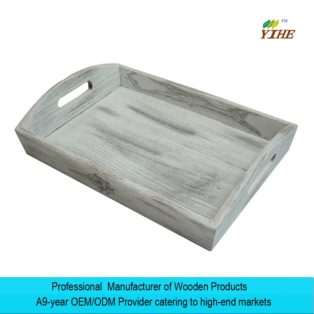 Wood Tray with Rustic Style