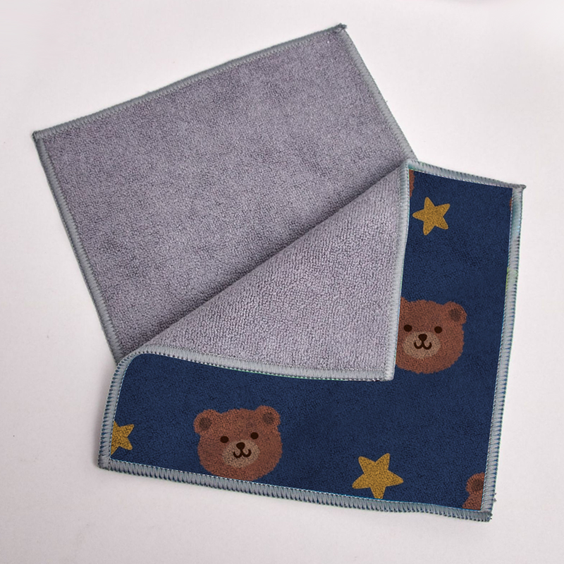 High Absorbent Microfiber Quick-Dry Kitchen Cleaning Towel Soft Dish Cloth Reusable Thick Washcloth for Home Hotel Wholesale