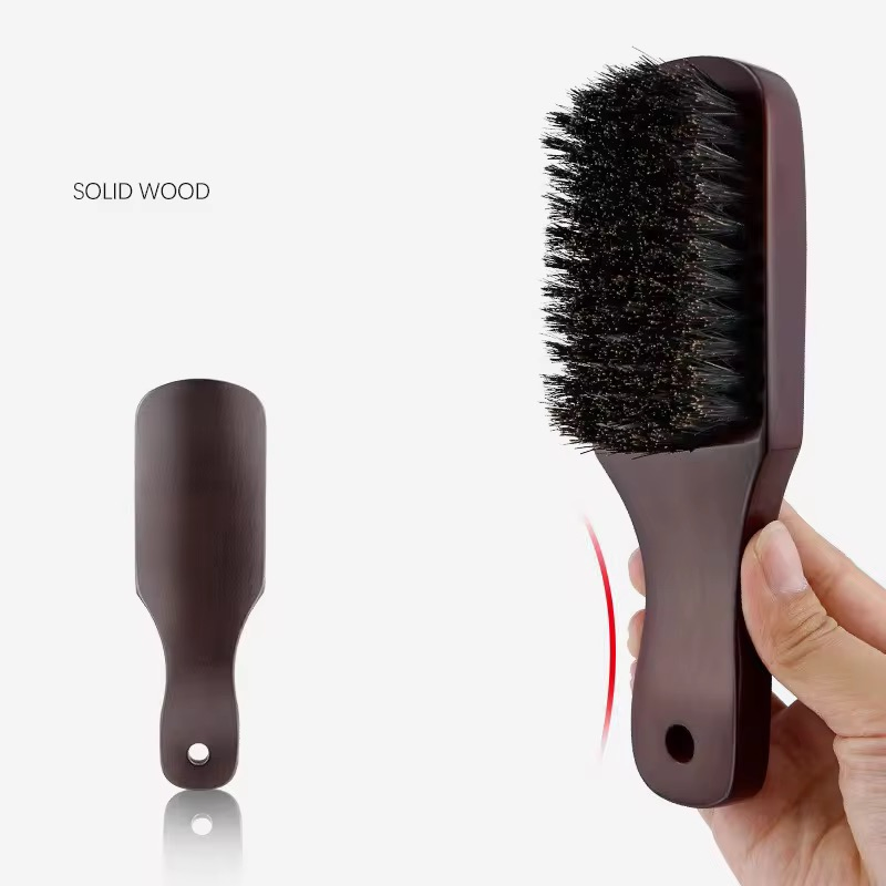 Portable Wooden Handle Men's Beard Cleaning Brush