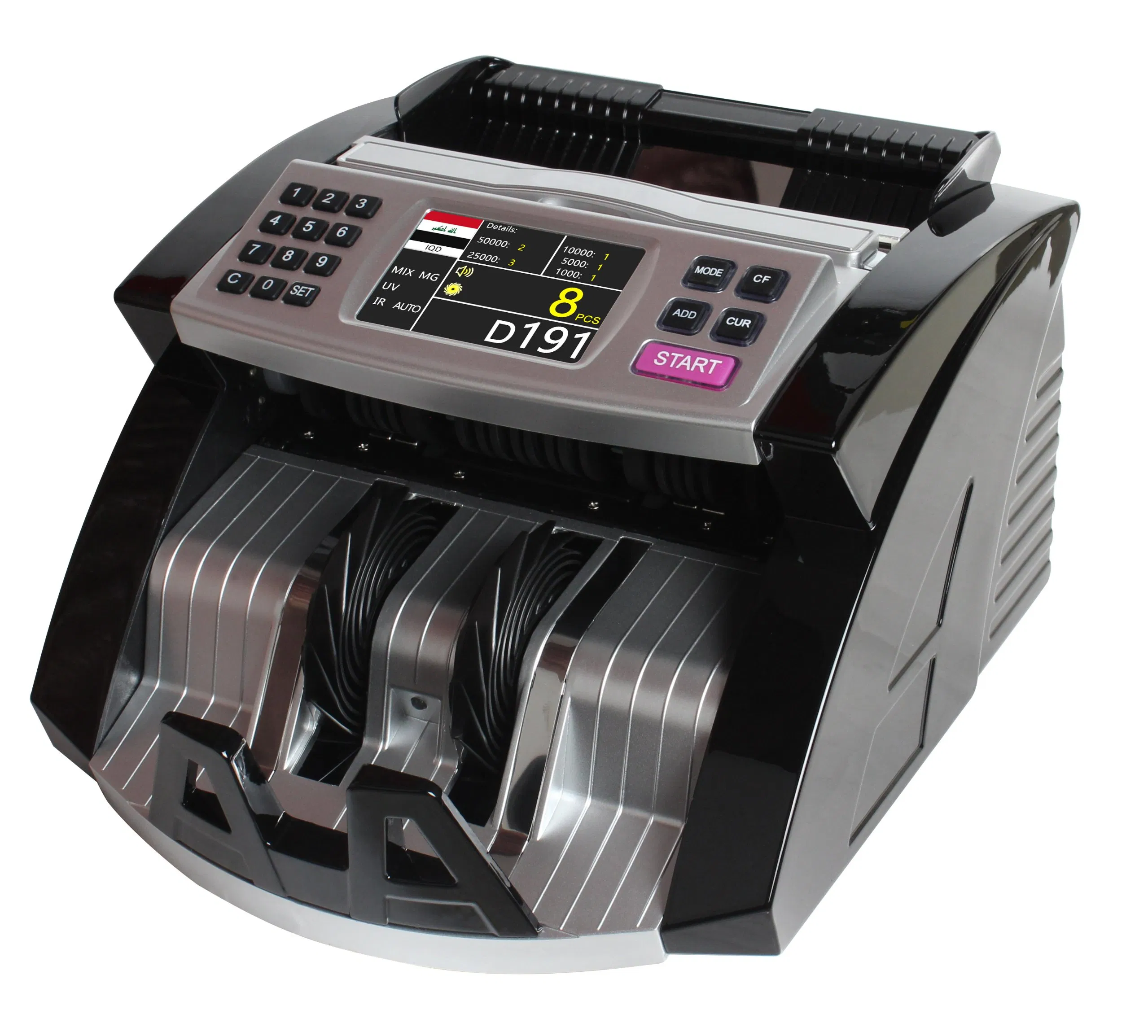 Al-6000 Mix Value Counting Euro Banknote Counters Note Counting Machine