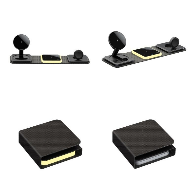 Cross-Border New Three-in-One Wireless Charger