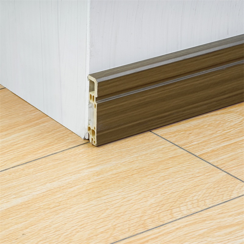 Cheap Price 100mm Living Room Plastic Baseboard Molding PVC Fitting Skirting Boards