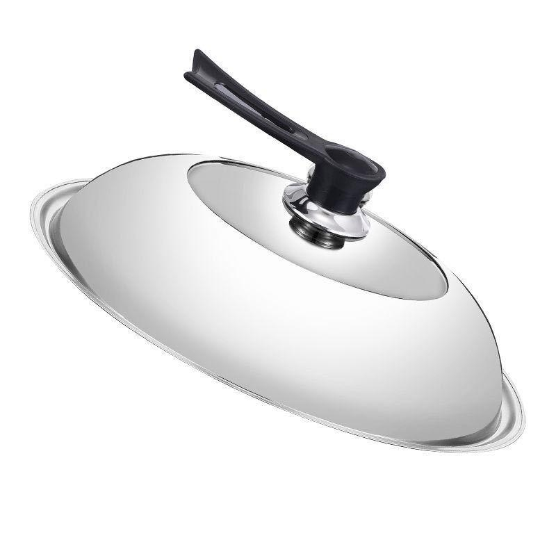 High-Temperature Resistant Steel Pot Lid Tempered Glass Universal Cooking Pot