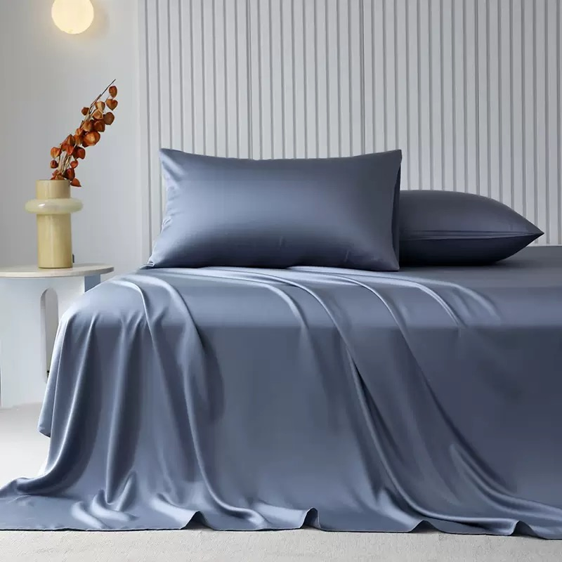 Luxury Cooling Bamboo Bed Sheets Than Silk Bedding Bed Cover Sheet Set