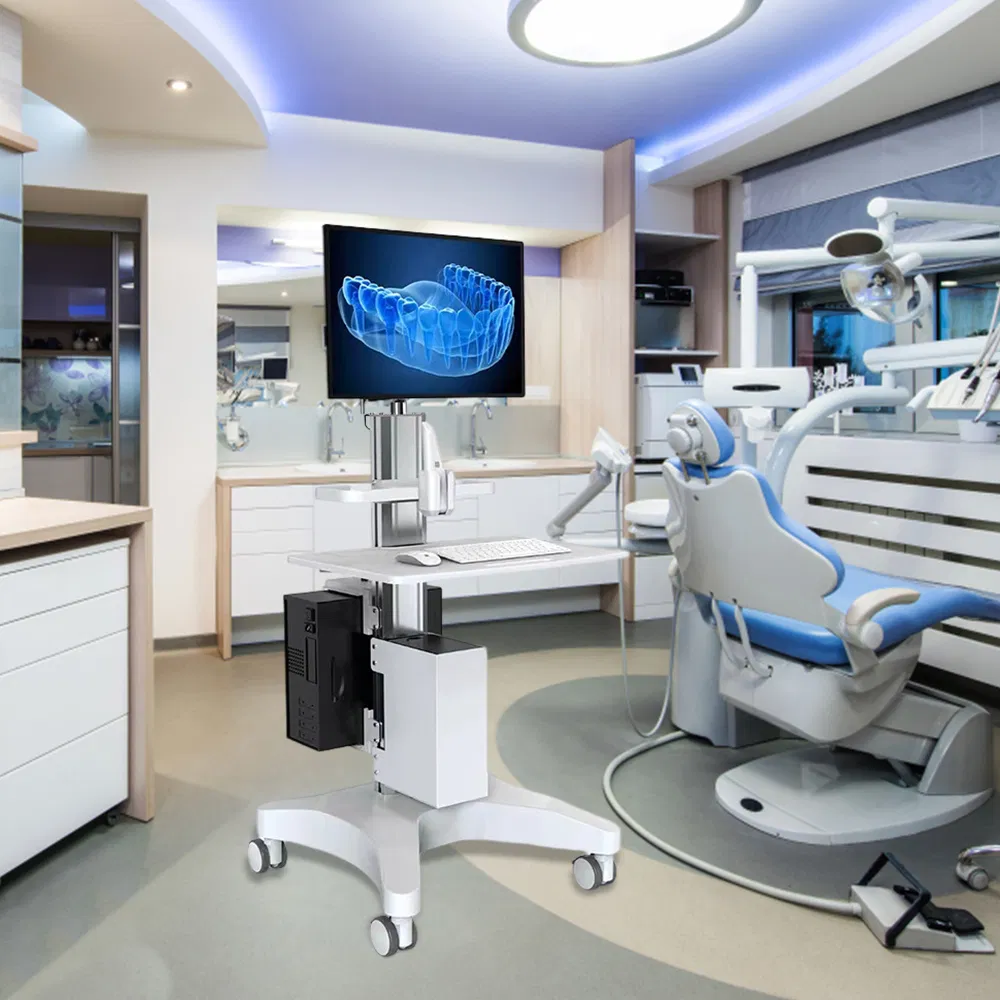 OEM Medical Computer Trolley with UPS Battery for Oral Scanner
