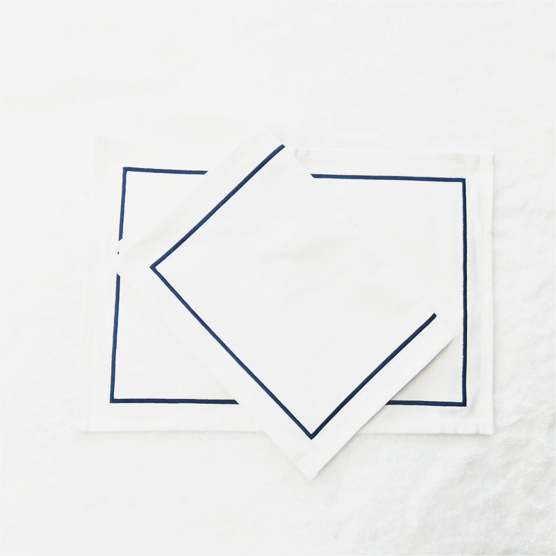 Manufacturer Price Cotton Napkins Logoed Table Cloth White Material Napkins