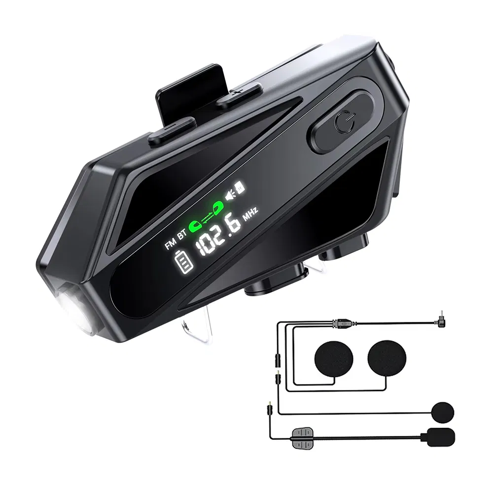 Мотошлем C6 с Bluetooth, экраном и шумоподавлением