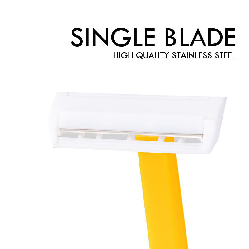 Single Blade with Comb Disposable Shaving Razor for Men