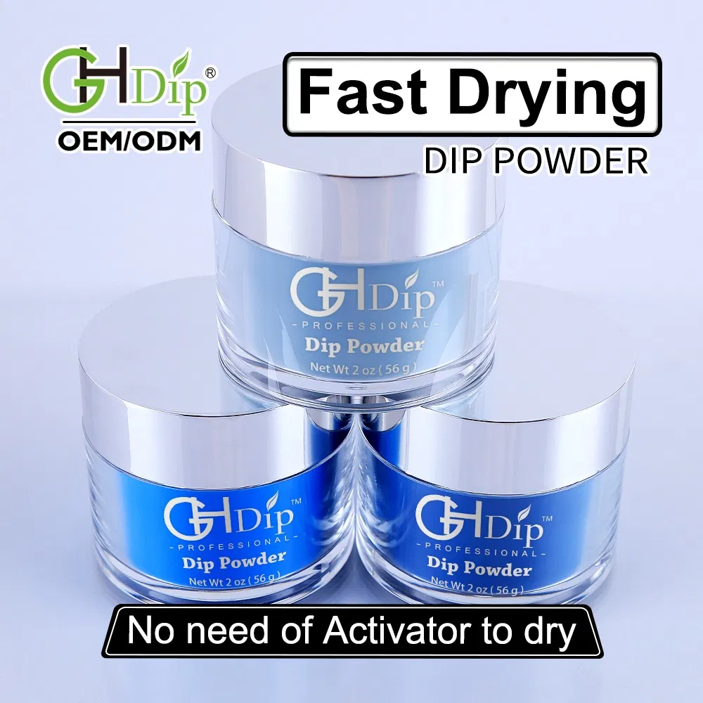 Fast Drying Dipping Powder Nail System, No Need of Activator to Dry