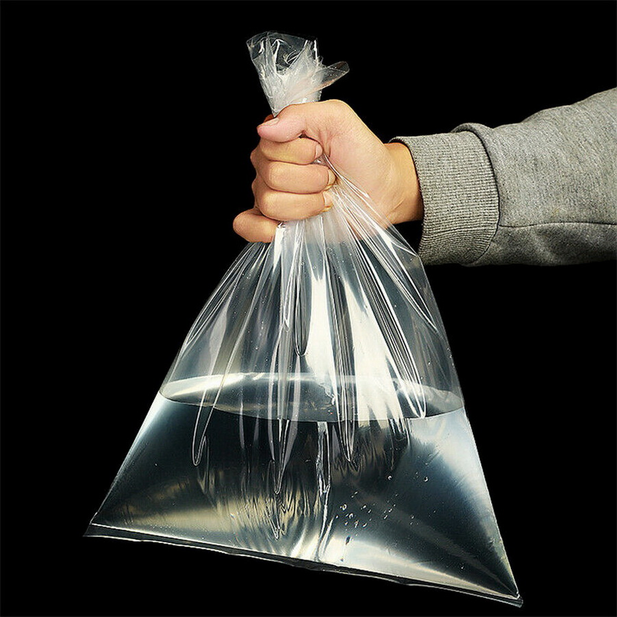 Produce Bag Roll Clear Plastic Bags for Bread & Grocery