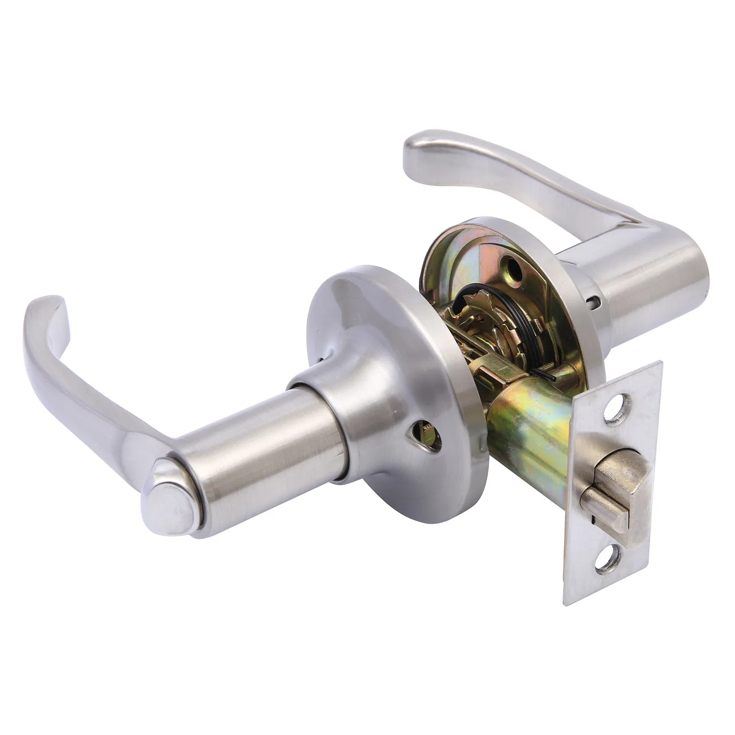 Cylindrical Handle Lock 58101 Entry Zinc Alloy Lever Door Lock