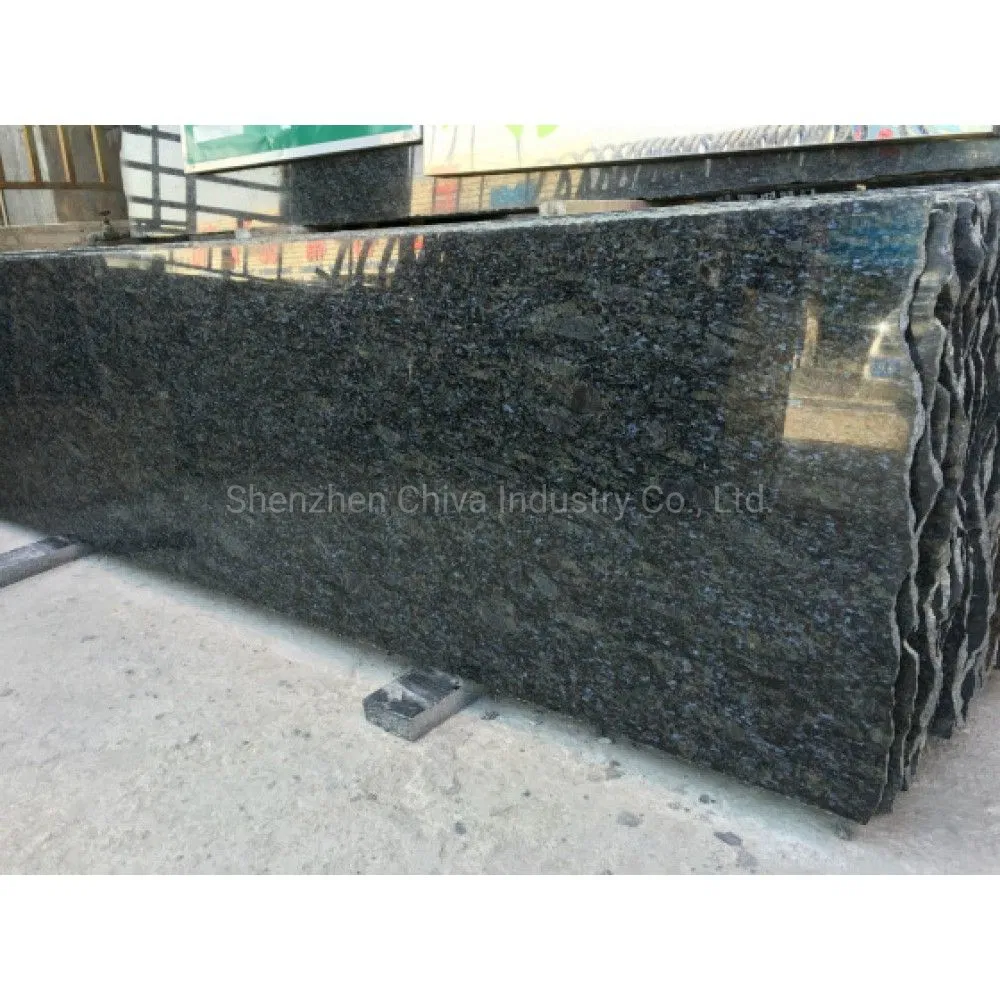 Chinese Blue/Brown Granite Slabs Flooring Wall Cladding Stone Tile Countertops
