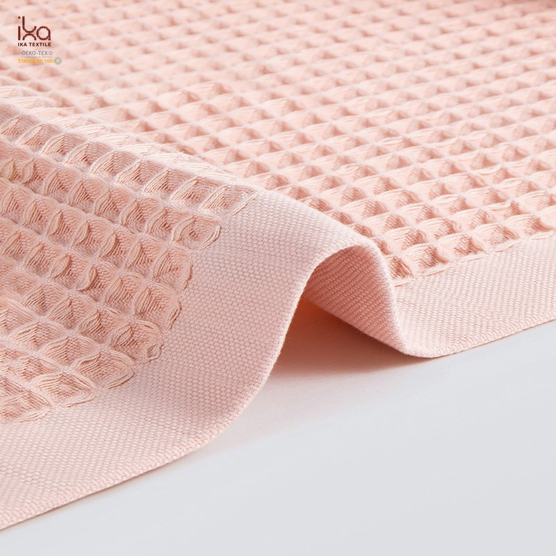 Plain Pure Linen Waffle Towel American Soft Luxury Premium Personalized Custom Hand Bath Towels for Bathroom