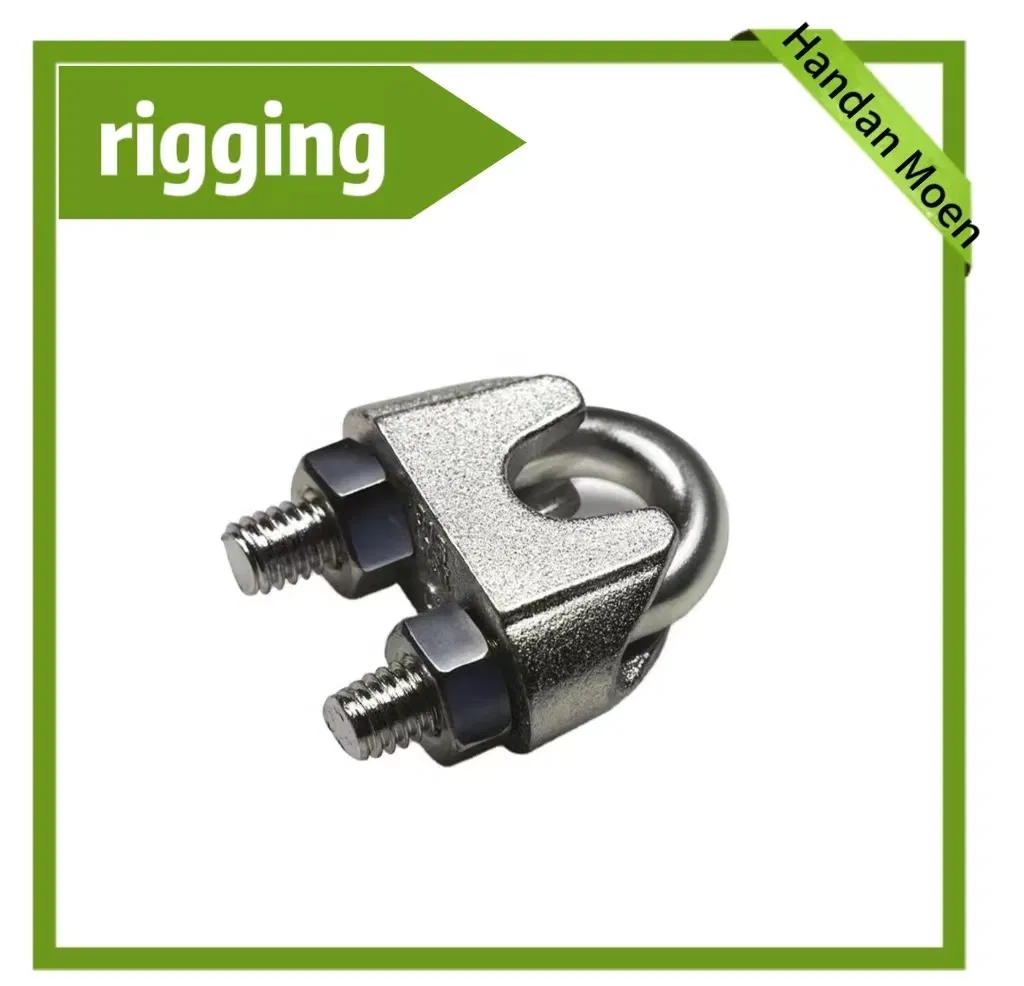 DIN741 High Quality Carbon Steel Zinc Wire Rope Clamp