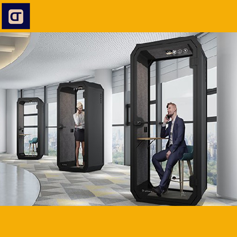 High Quality Customized Soundproof Office Phone Booth Privacy Pod