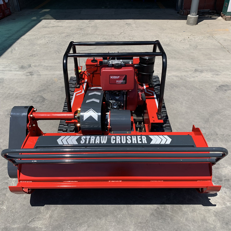 Diesel Engine Mower Brushless Motor Remote Control Lawn Mower Robot