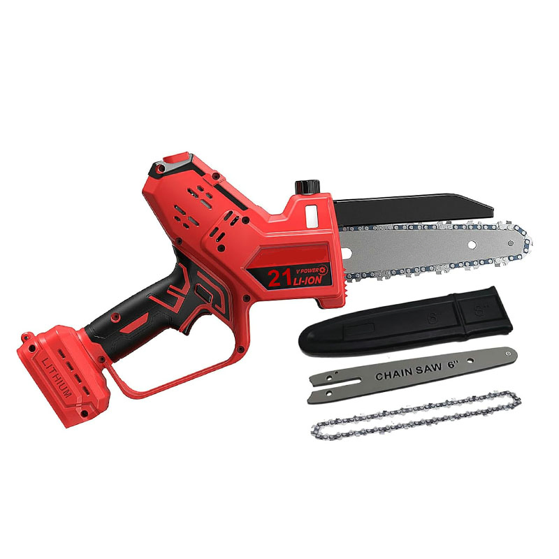 High Quality 6 Inch Electric Chainsaw with Battery Power