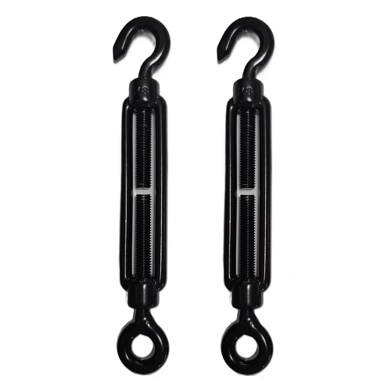 Durable Black Steel Eye Turnbuckle for Industrial Applications
