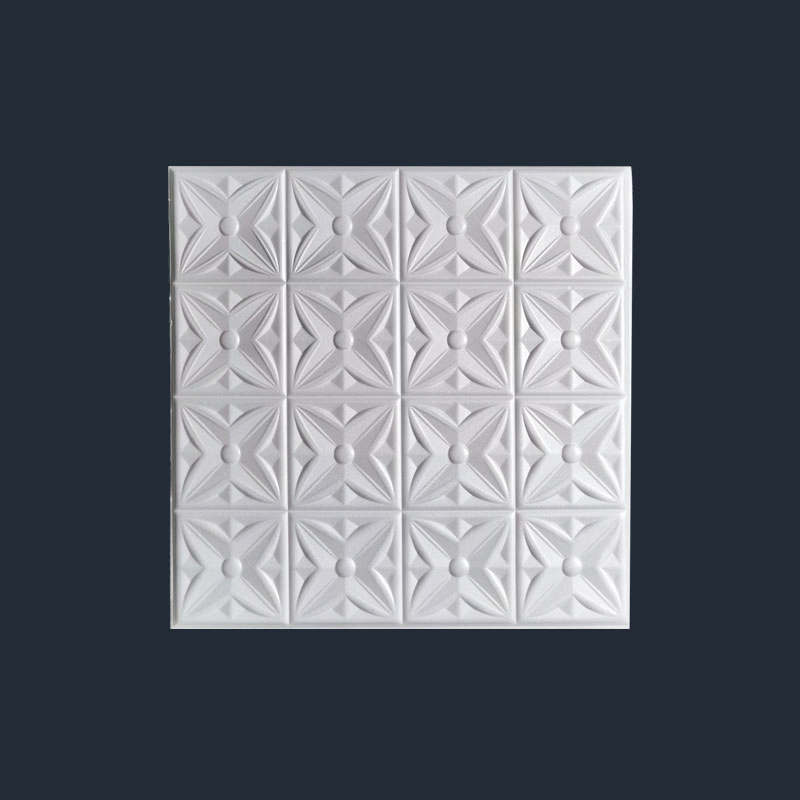 Fire Retardant EPS Expanded Polystyrene Foam Ceiling Tiles