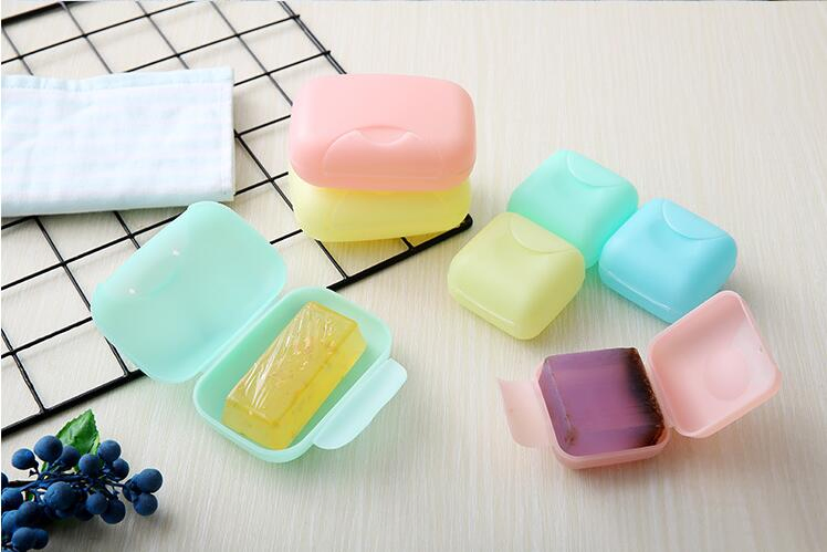 Portable Plastic Travel Soap Container Case Box Holder