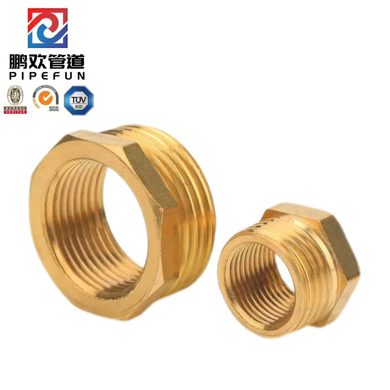 Brass Steel Alloy Steel Pipe Fitting Bushing