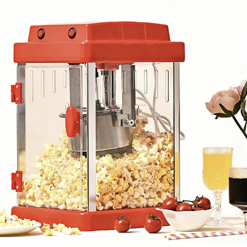 Onion Head Electric Popcorn Maker 310W Household Hot Air Popcorn Machine Non-Stick Coating