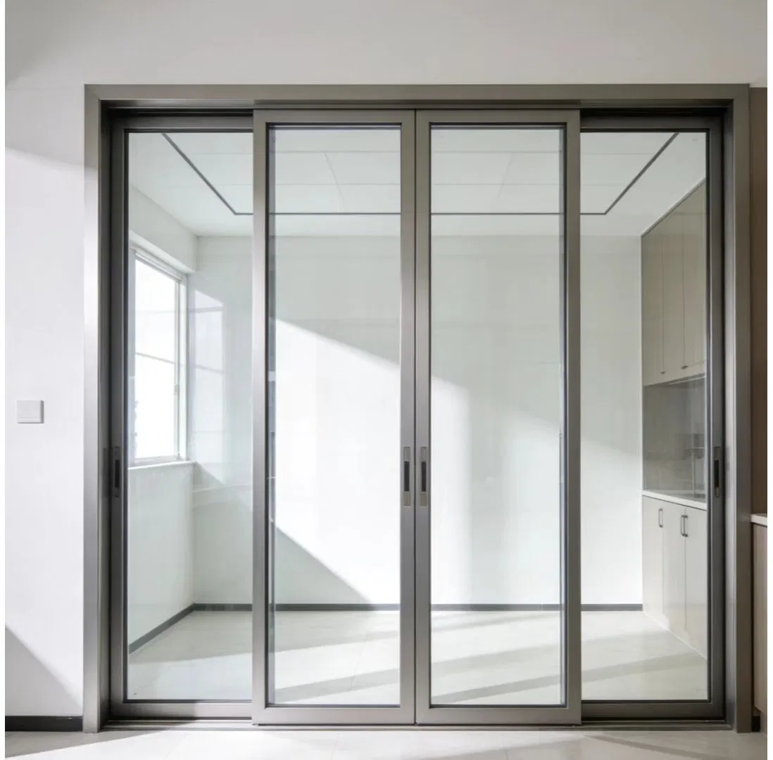 Раздвижная дверь из алюминиевого сплава с шумоизоляцией