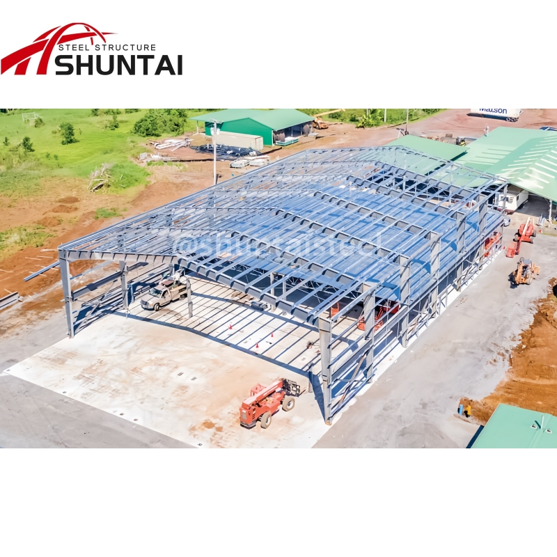 OEM ODM Steel Structure Factory Metal Market Building High-Strength Building Low Cost Prefabricated Steel Structure Materials Warehouse Works