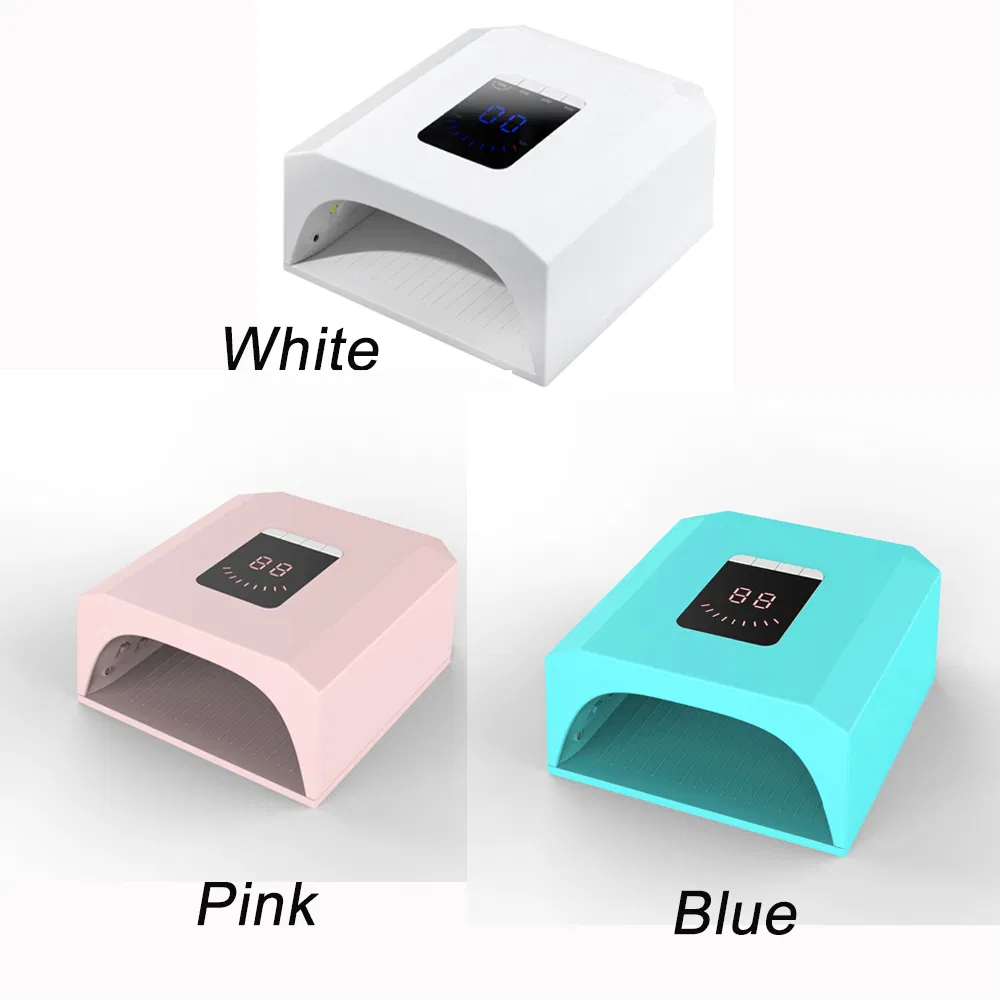 60W UV LED Nail Lamp High-Power Wireless Charging Quick Drying Nail Lamp with Handle