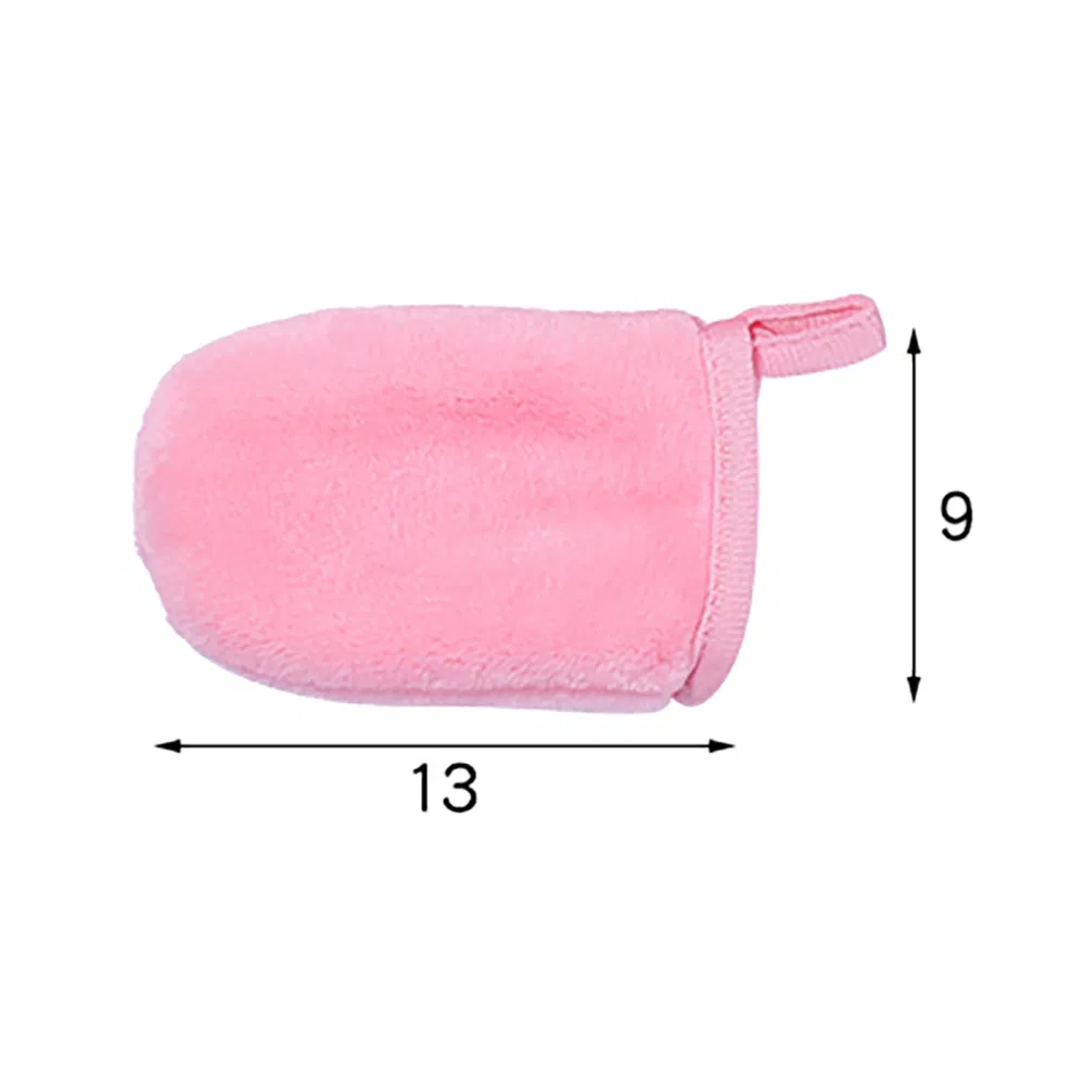 Bath Glove Soft and Skin Friendly Makeup Remover Mitt Shower Scrub Gloves Body Facial Massage Mitt Face Microfiber