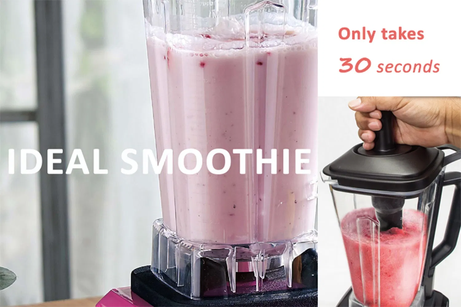 2L Home Blender Food Smoothie Juice Mixer Meat Grain Grinder Nut Soymilk Commercial Blender