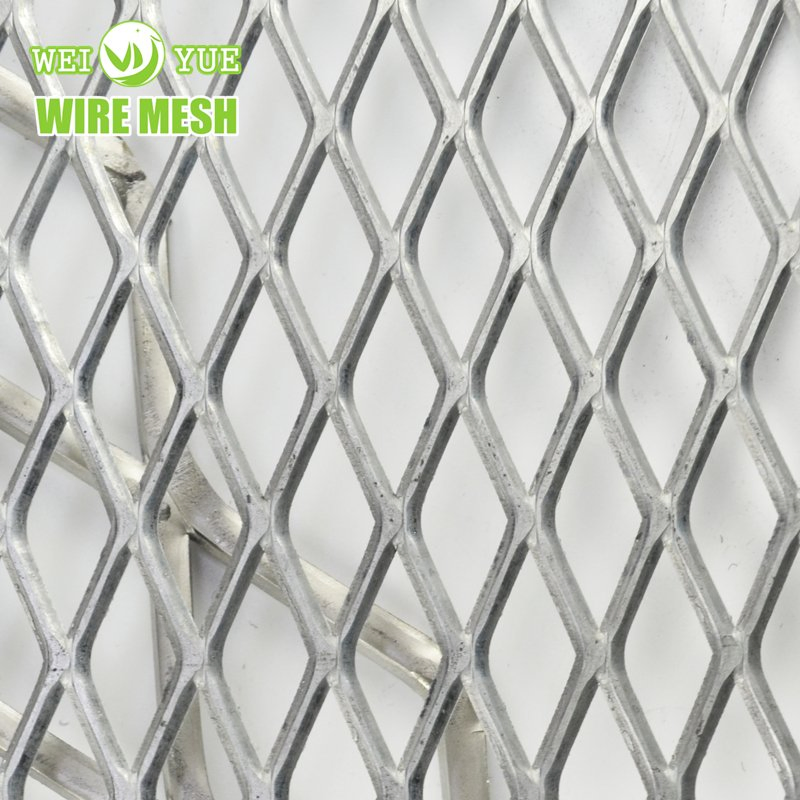 Building Material Diamond Wire Mesh Different Size Expanded Metal Panel