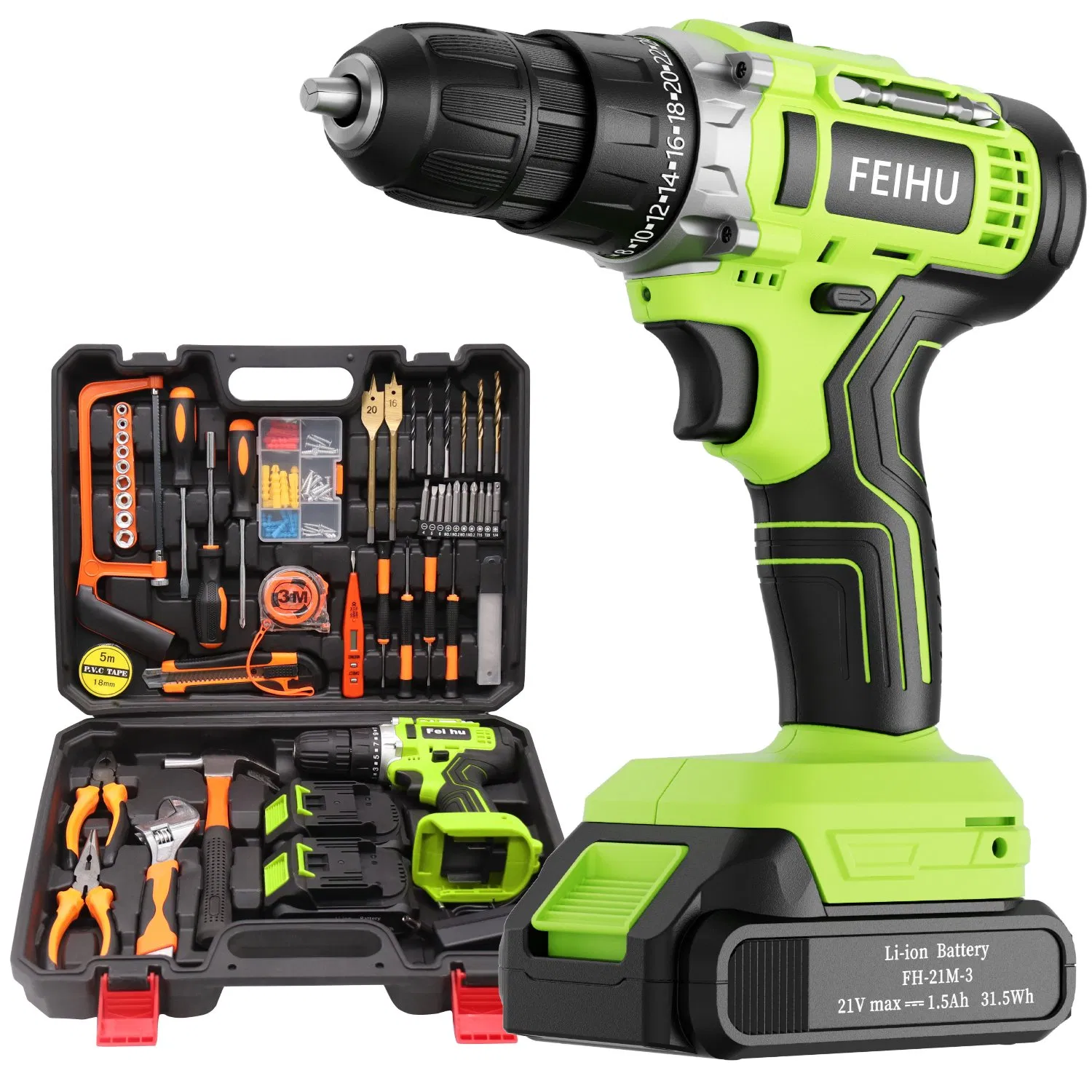 Беспроводной шуруповерт Feihu с бесщеточным мотором