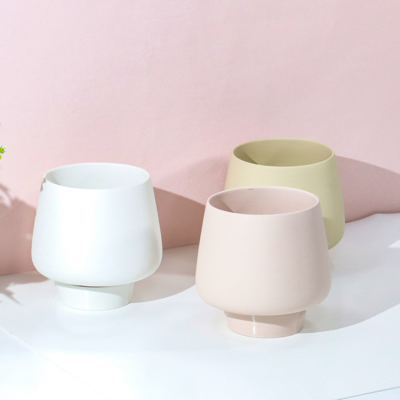 Горшок керамический декоративный Nordic Creative круглое зерно