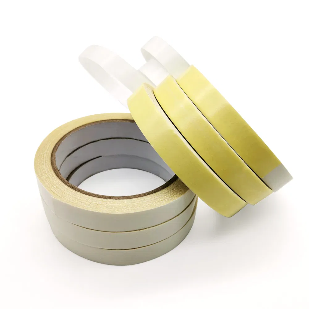 Yellow No Residue Double-Sided Adhesive Embroidery Tape