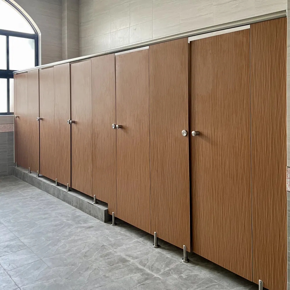 Debo Water-Proof 12mm Compact Laminate HPL Toilet Partition for Public Used