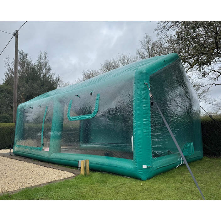 Inflatable Garage PVC Green Clear Moveable Inflatable Garage Tent for Car Care Inflatable Car Cover Outdoor Inflatable Car Garage Tent