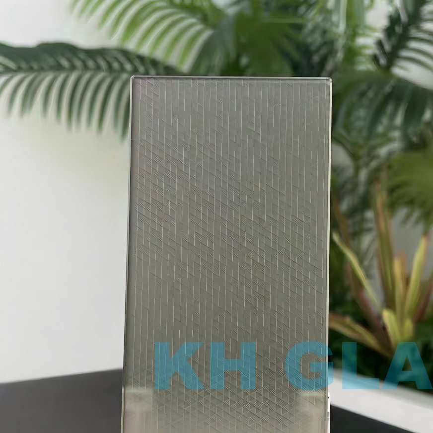 Elegant Acid Frosted Glass Partition for Enhanced Room Privacy Solutions