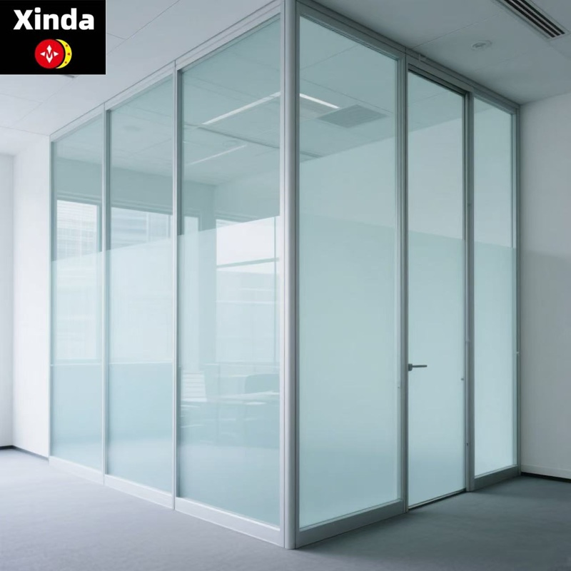 Modern Frameless Glass Office Partition High-Quality Construction Factory-Direct Low Prices