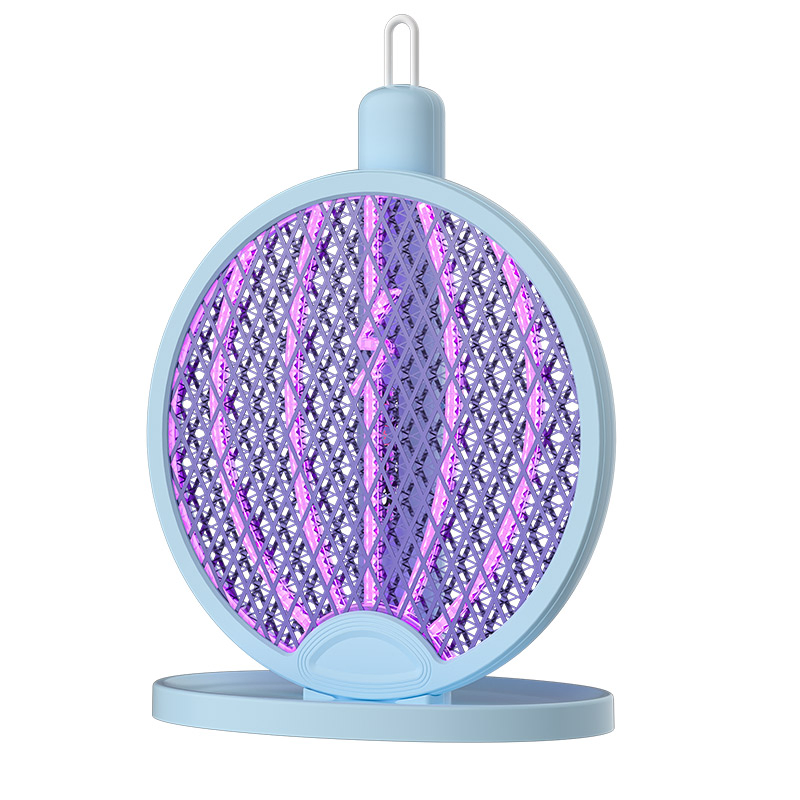 Handheld Mosquito Racket Bat Rechargeable Electric Fly Mosquito Trap Killer Lamp Bug Zapper Racket Mosquito Repellent Swatter
