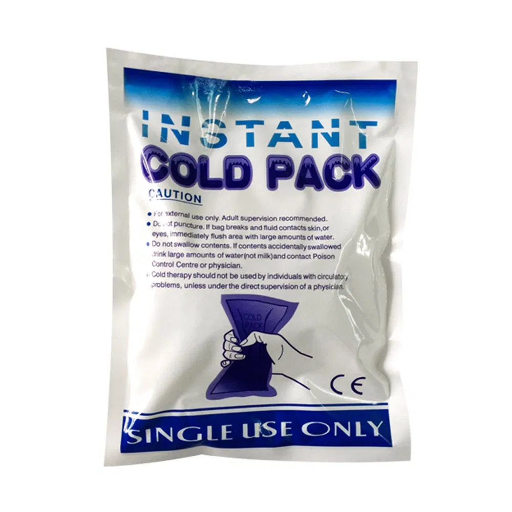Custom First Aid Medical Non Toxic Ice Wraps Ice Bags Instant Cold Pack Ice Packs
