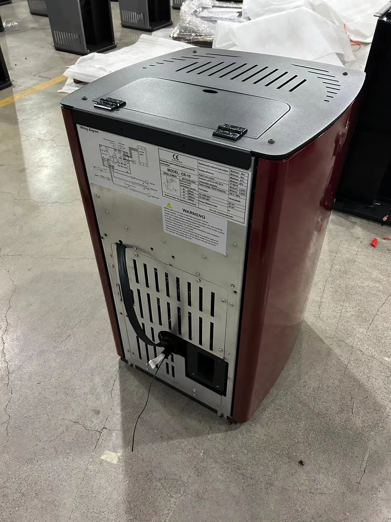 Пеллетная печь 6 мм для помещений 80-120 м²