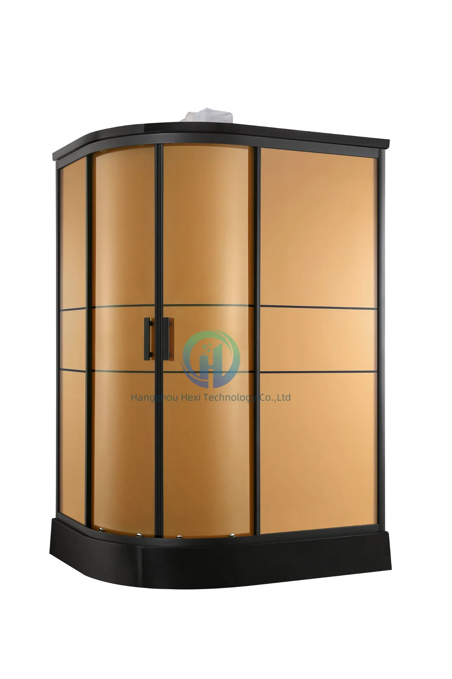 Prefab Bathroom 190*120*215cm Mobile Shower Room with Luxury Portable Shower Toilet, Frosted Tempered Glass One in All Portable Bathroom Modular Pods