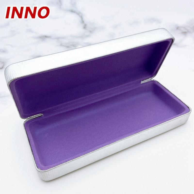 Inno-T106 New Model Glasses Case Manufacturer Wholesale Ins Style Rectangular Iron Eyeglasses Box, Customized Logo, Made in China