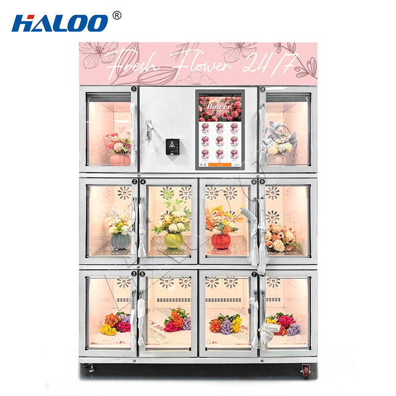110/220V 50/60Hz Refrigerated Fresh Flower Vending Machine Automatic Vending Flower Machine