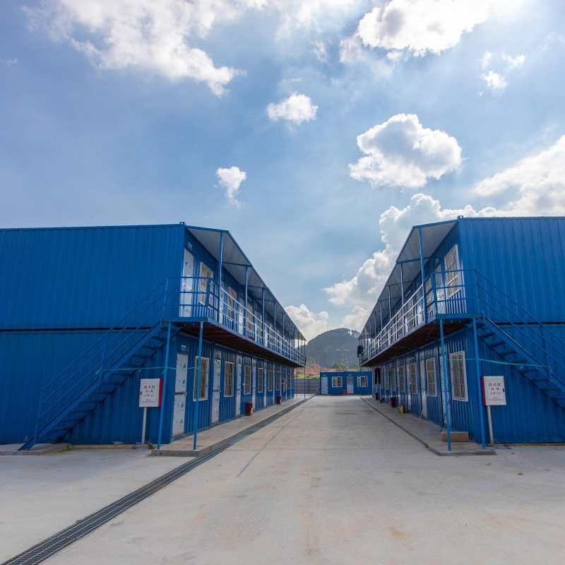 Low Cost Portable Movable Container House for Temporary Office Living Flat Pack
