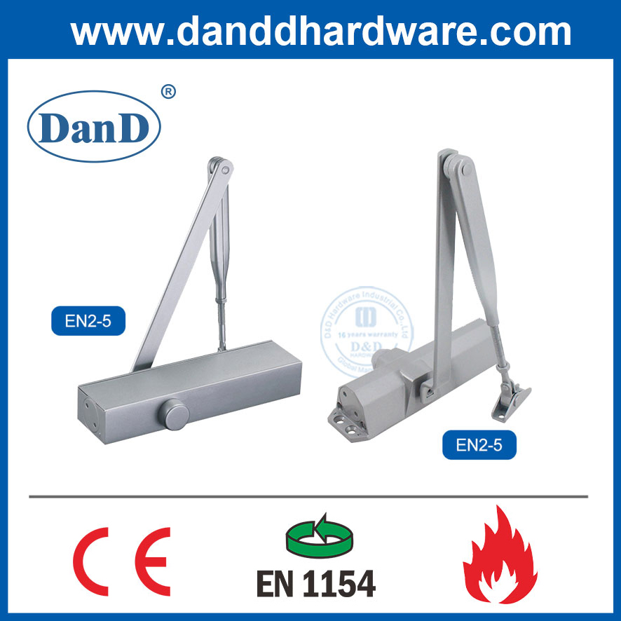 CE En1154 Adjustable Automatic Aluminium Door Closer for Fireproof Steel Doors