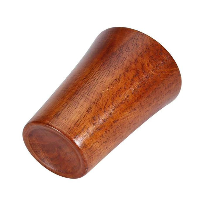 Wooden Tea Cup Wood Coffee Mug Water Japanese Solid Drinking Teacup Glass for Wine, Beer, Milk, Hot Drinks