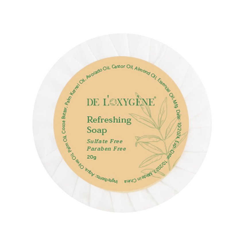 Hotel Soap in Pleated Tissue Wrapper with Hotel Amenities for Guest Room