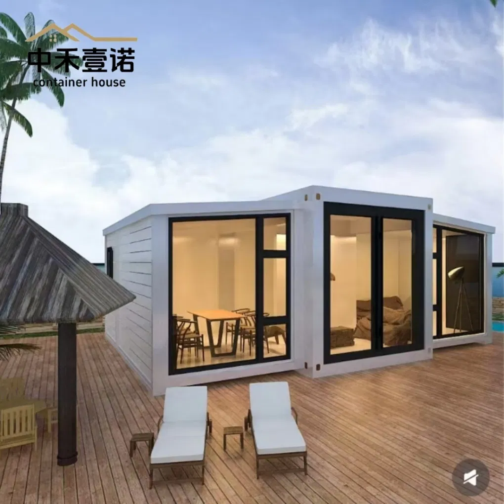 Side Opening Folding Container House for Mobile Apartment with Smart Doors